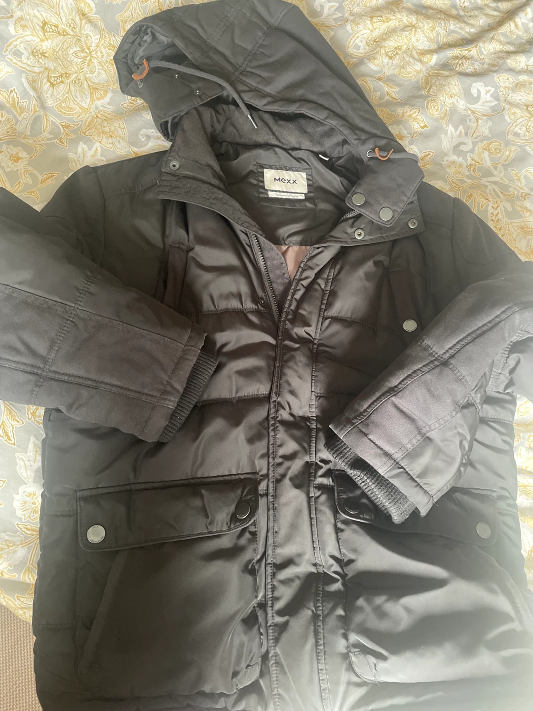 Mexx Black Puffer Jacket with Hood - photo 2