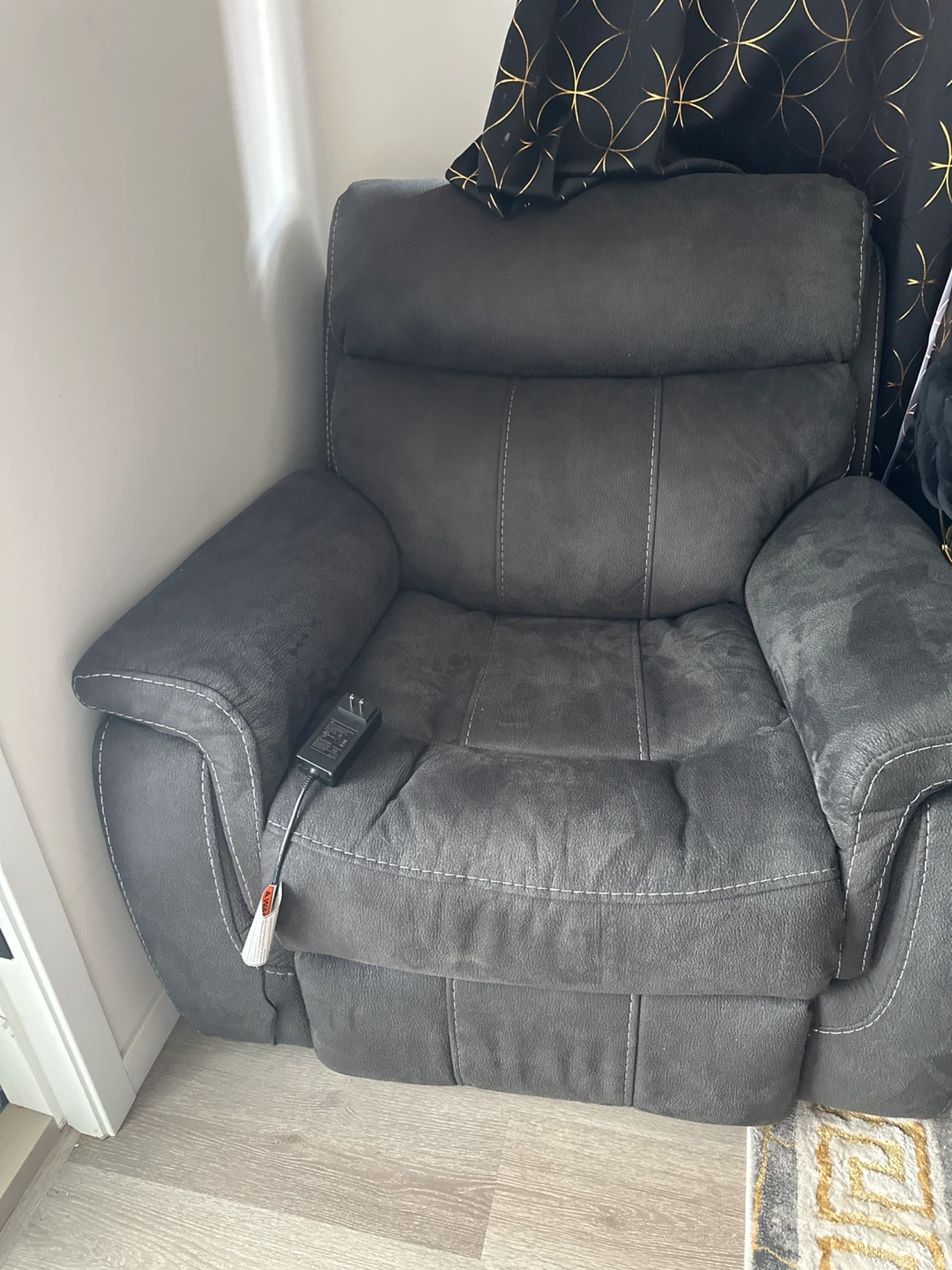 Haven Dual Power Reclining Chair - Grey