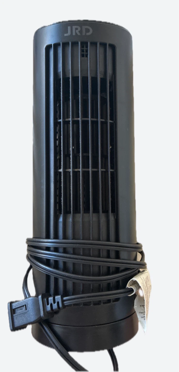 JRD Black Tower 12” Fan Rotates