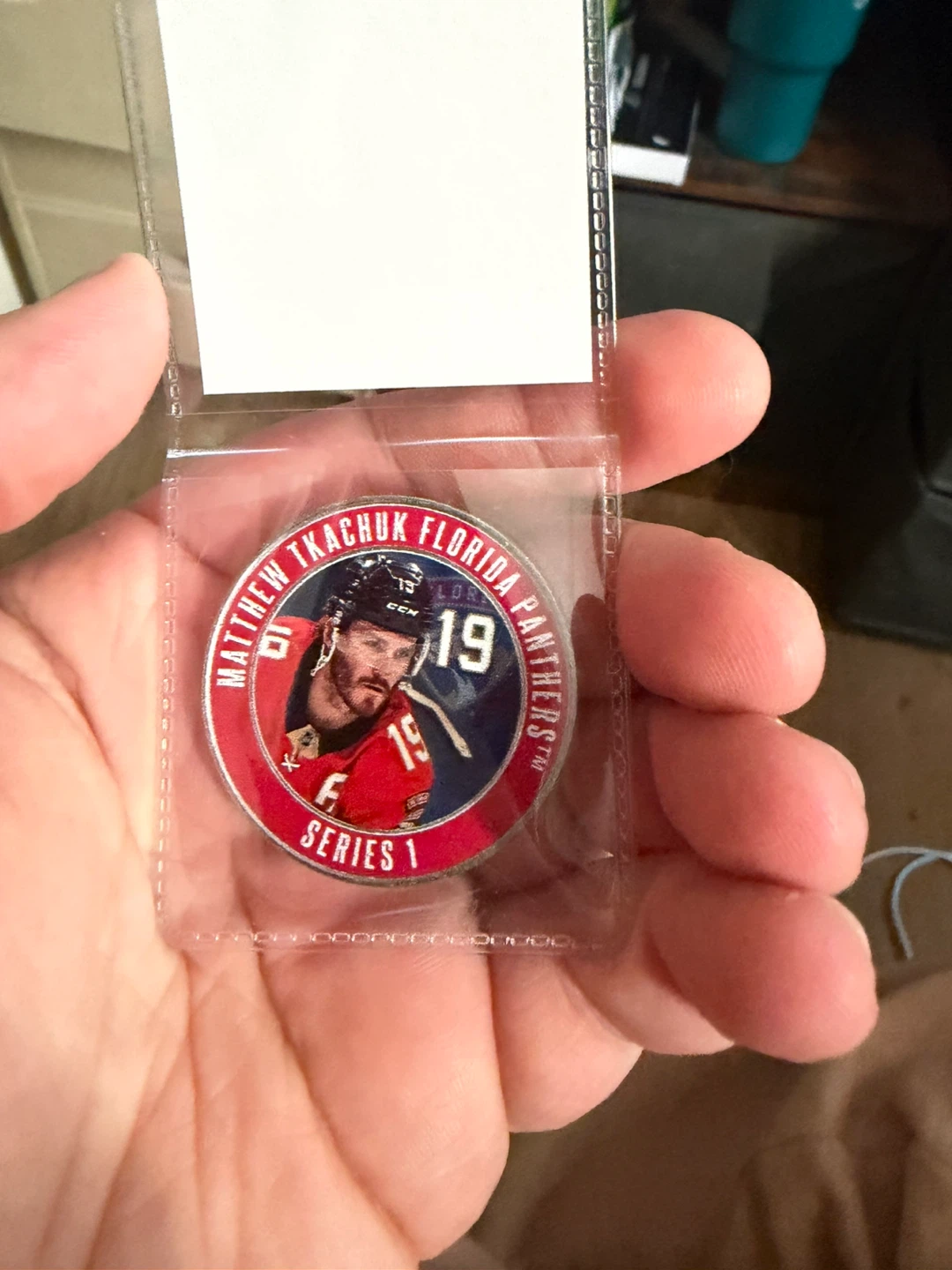 The Highland Mint NHL Trading Coin Matthew Tkachuk Series 1