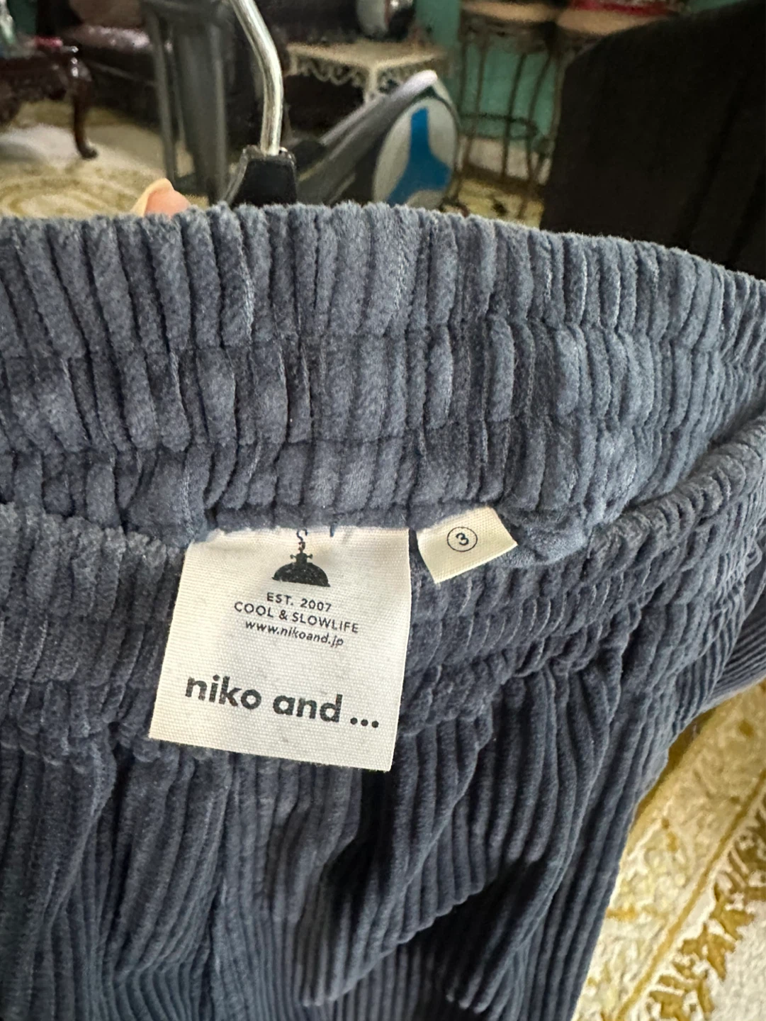 Niko and... Corduroy Patchwork Pants Size S - photo 3