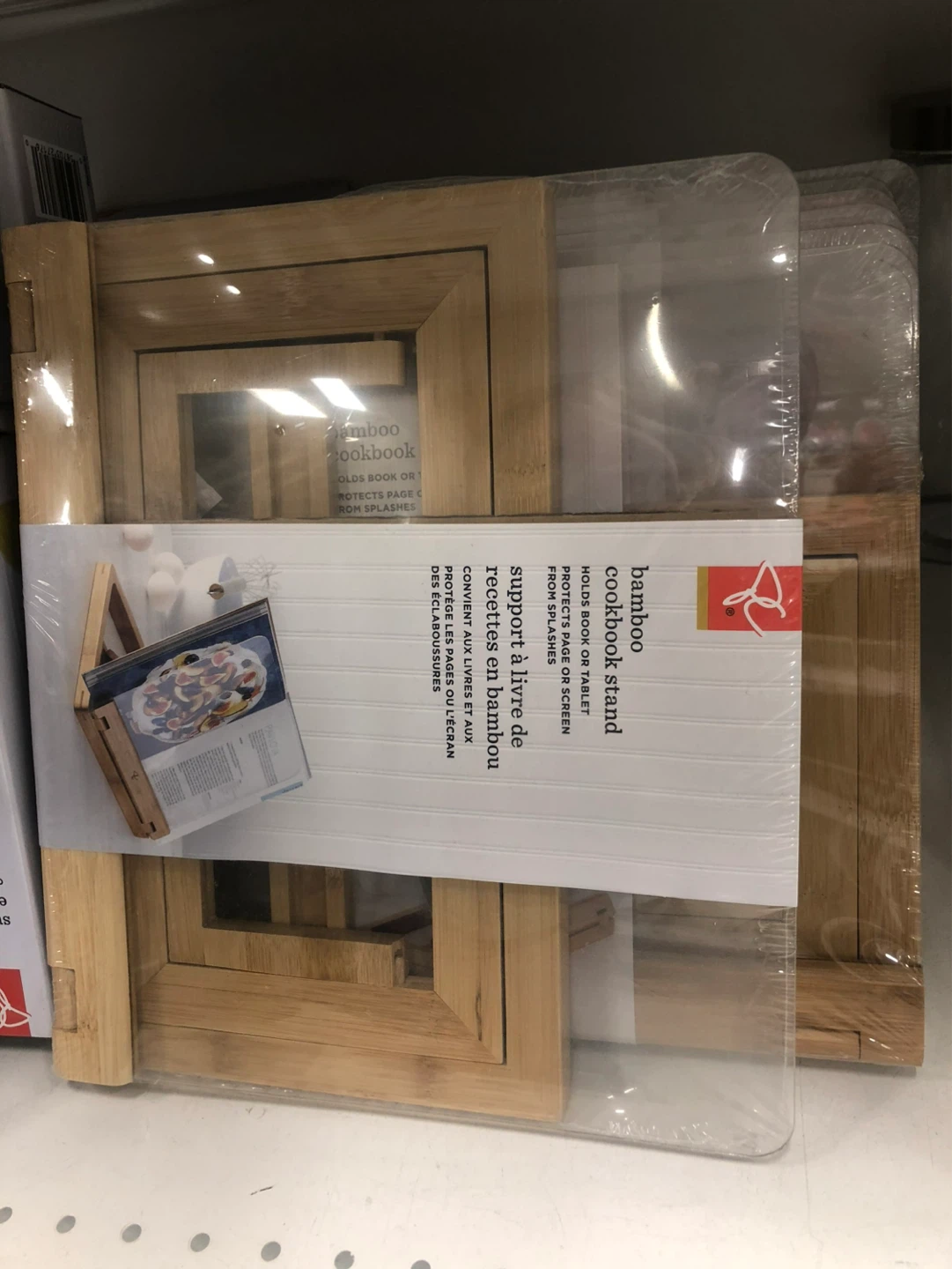 Bamboo Cookbook Stand