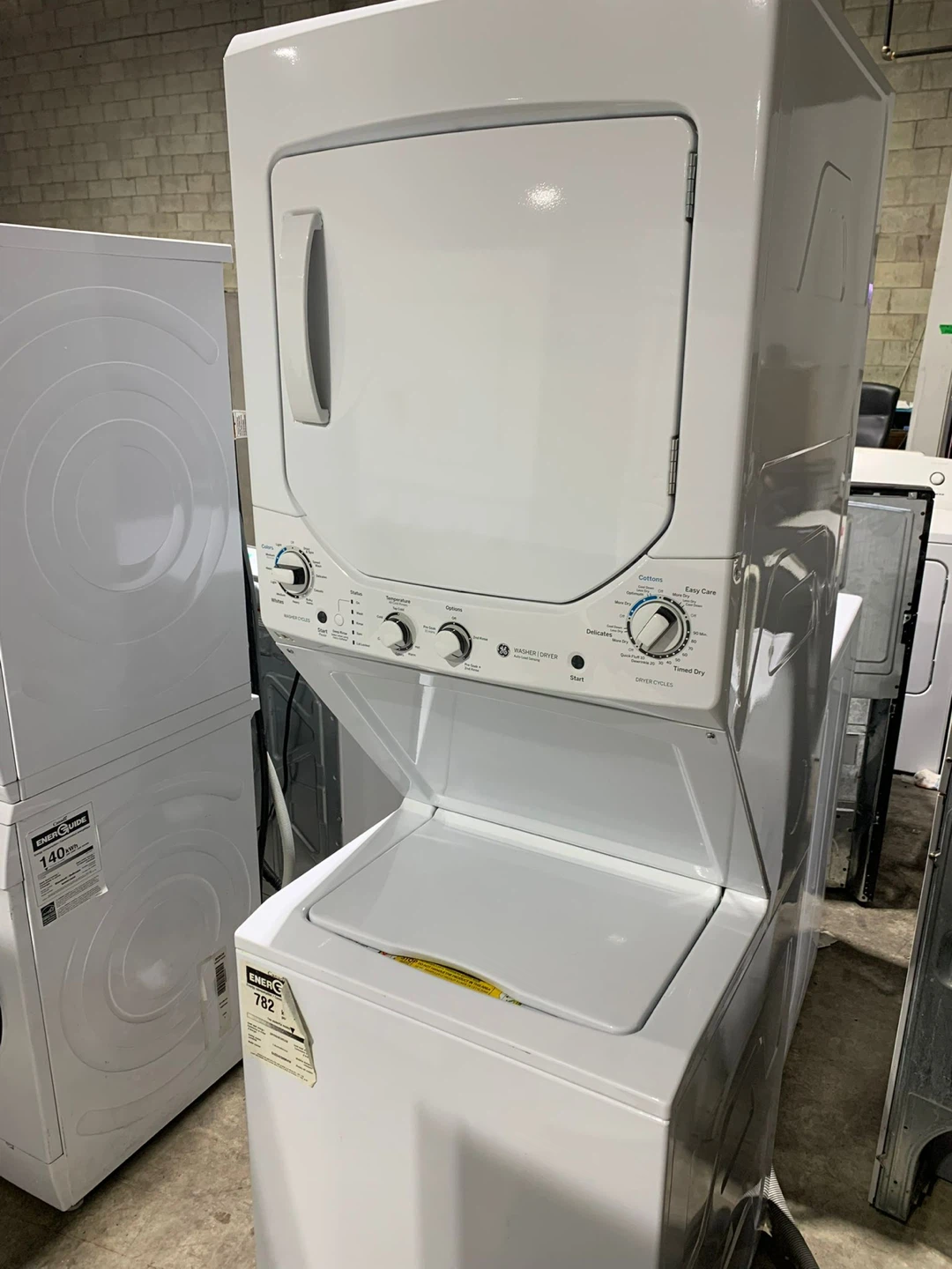 GE 24 inch stackable washer & dryer!!!