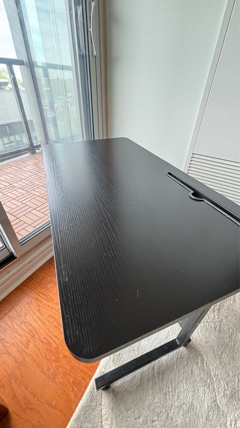 Adjustable Rolling Bedside Table - photo 2