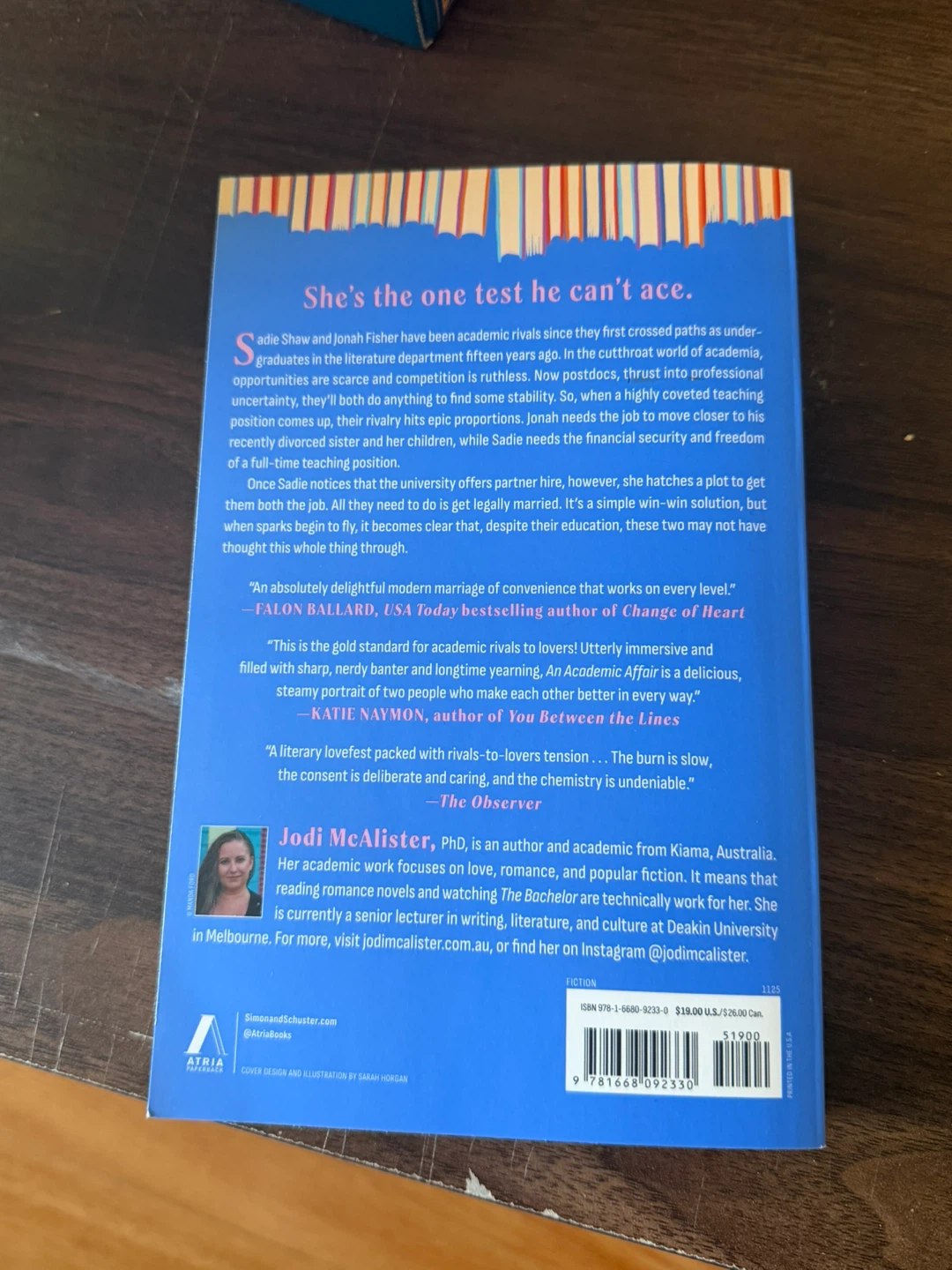 An Academic Affair: A Novel by Jodi McAlister - photo 2