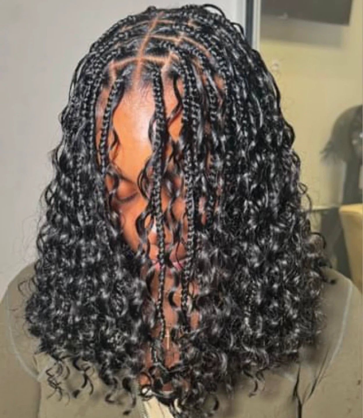 Braided Hairstyles with Curly Ends