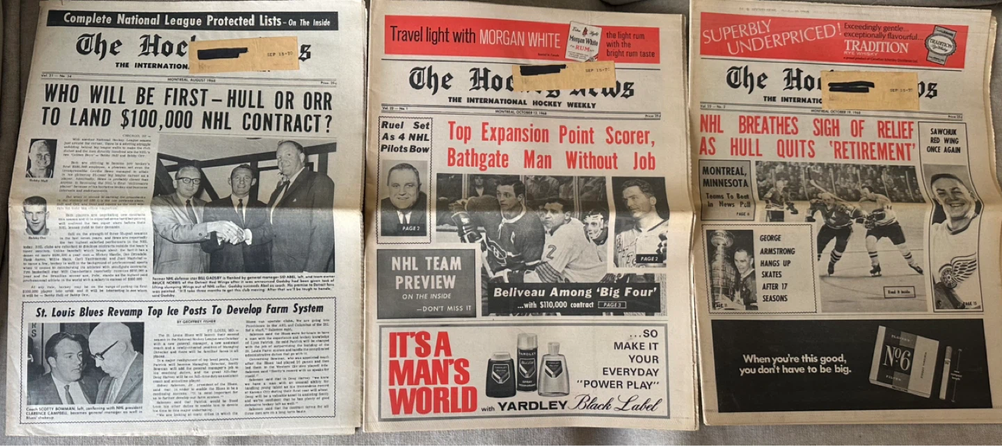 The Hockey News - Vintage Collection