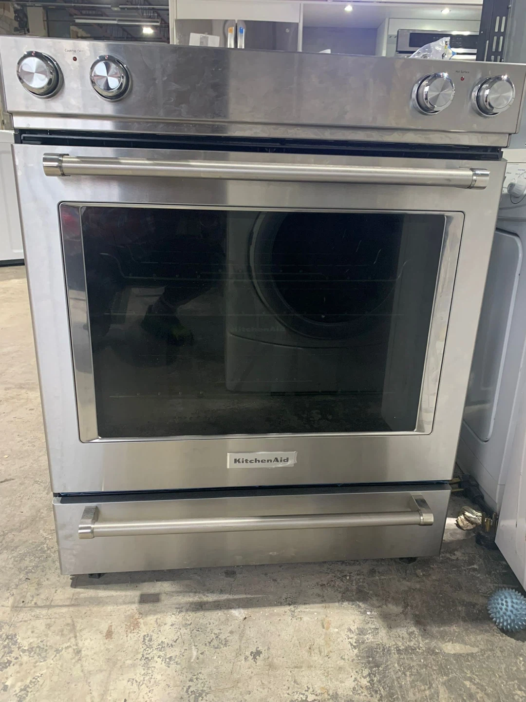 Kitchen aid stove open box!!!