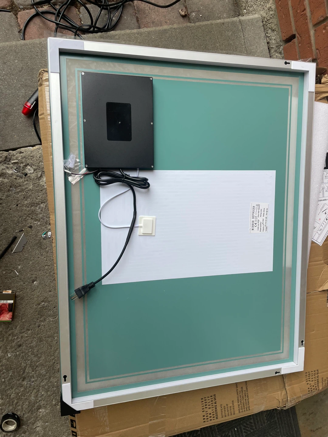 36”28”LED Lighted Bathroom Mirror - photo 5