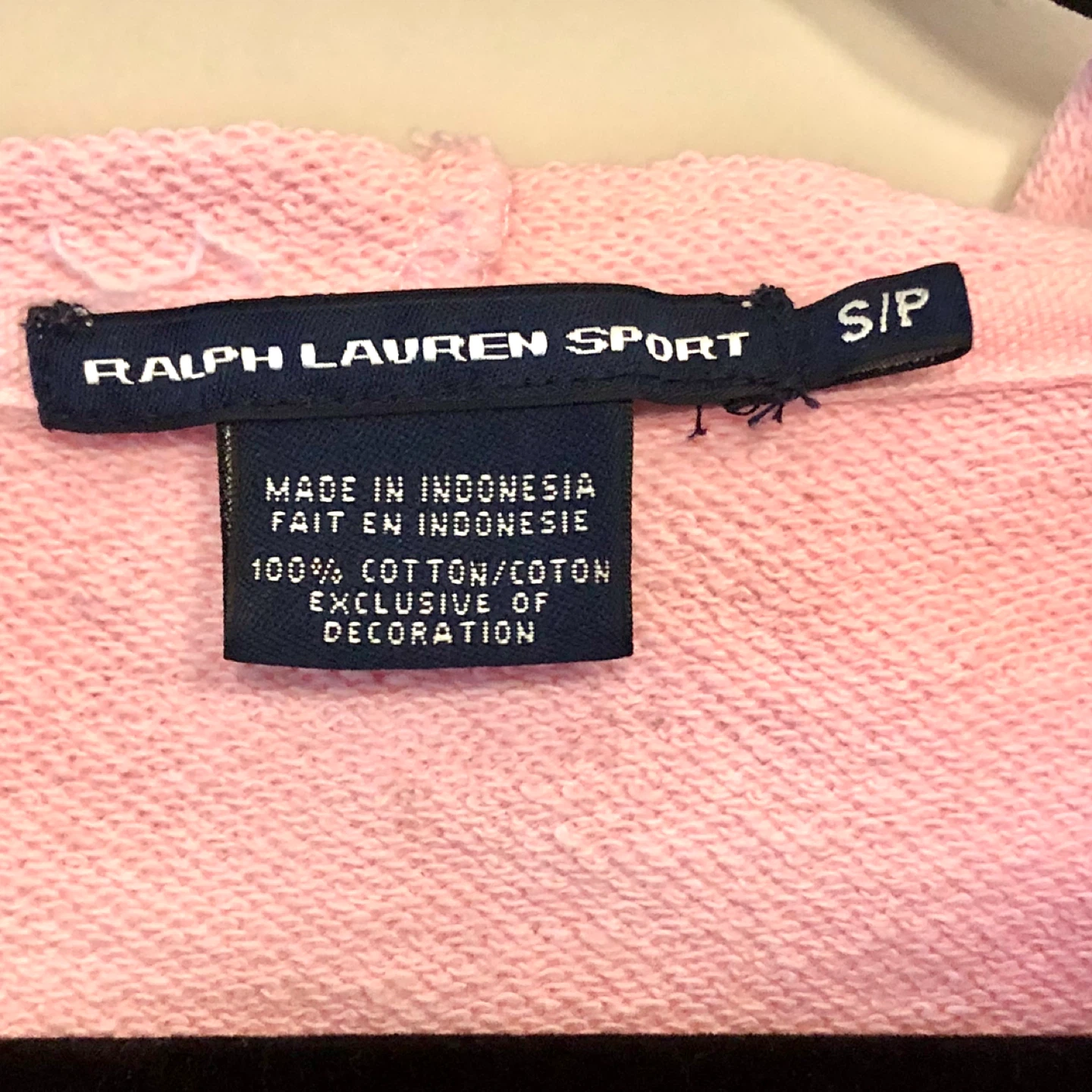 Ralph Lauren Sport Pink Zip-Up Hoodie - photo 3