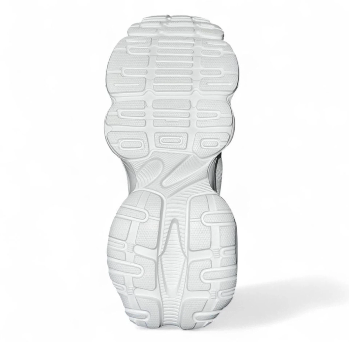 White Chunky Trainer Tennis Athletic Fashion Sneakers - photo 5