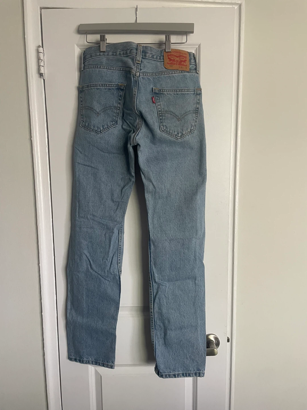 EUC Levi’s Jeans - Straight Leg, Light Wash - photo 2