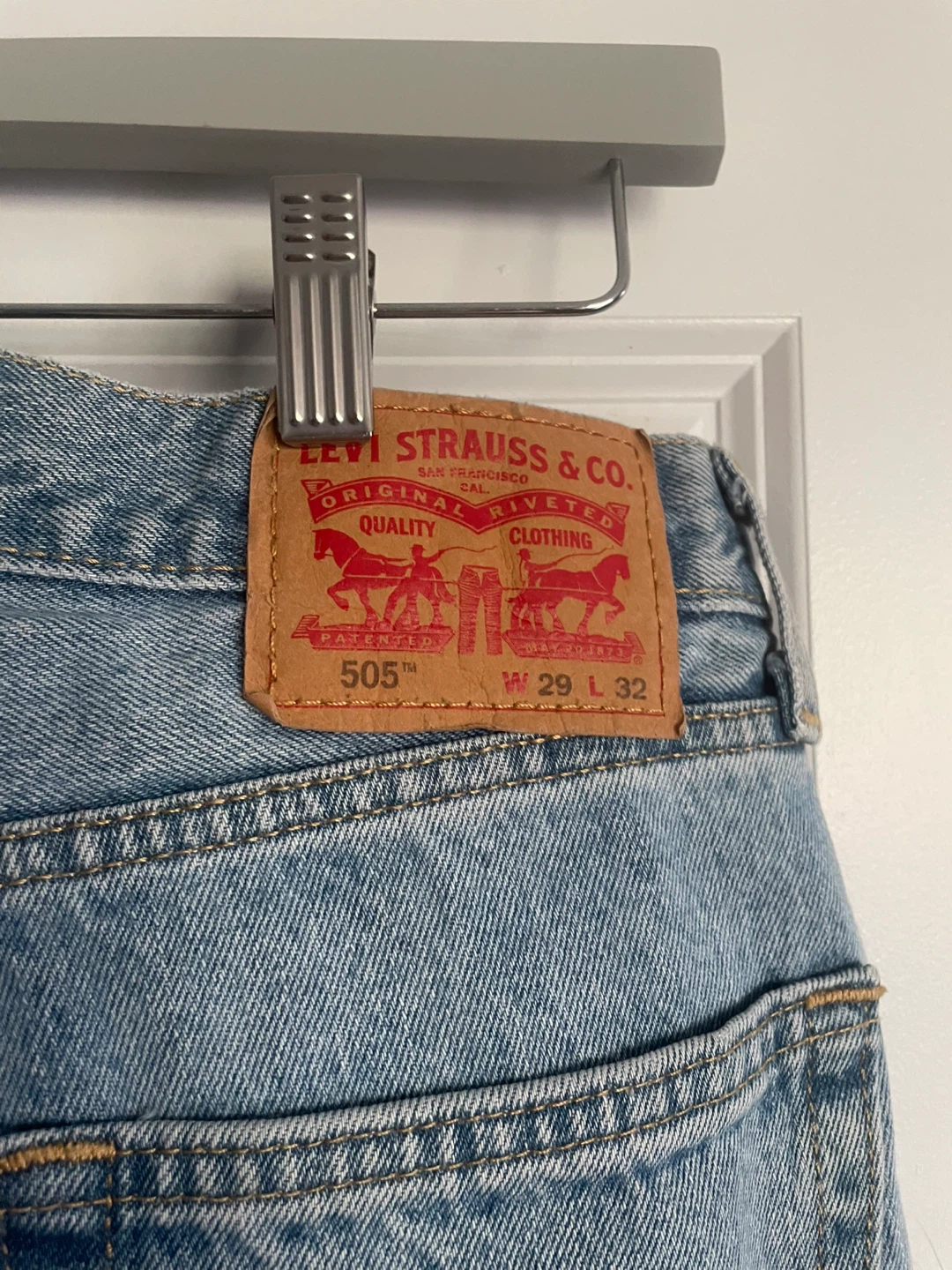 EUC Levi’s Jeans - Straight Leg, Light Wash - photo 3