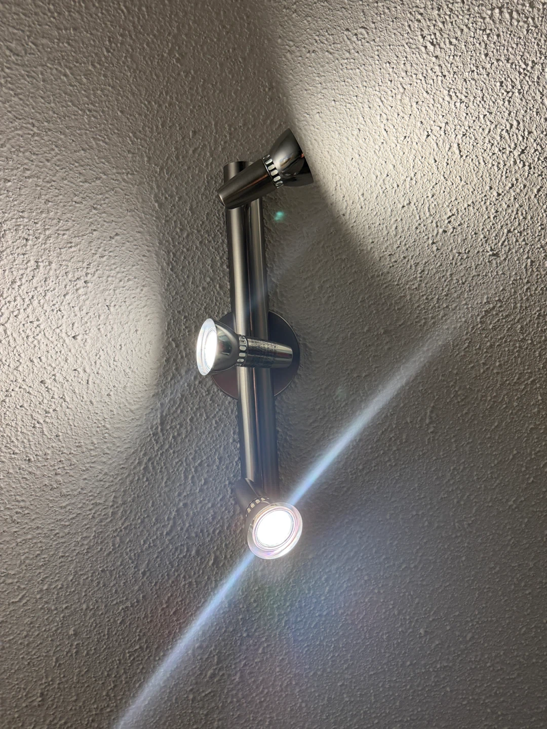 Adjustable 3-Light Track Wall Sconce with bulbs - photo 2