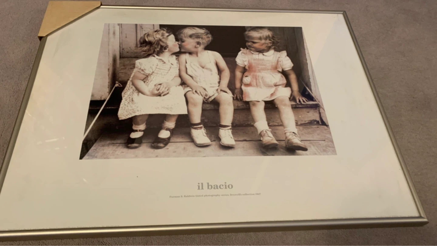 Il Bacio Framed Print