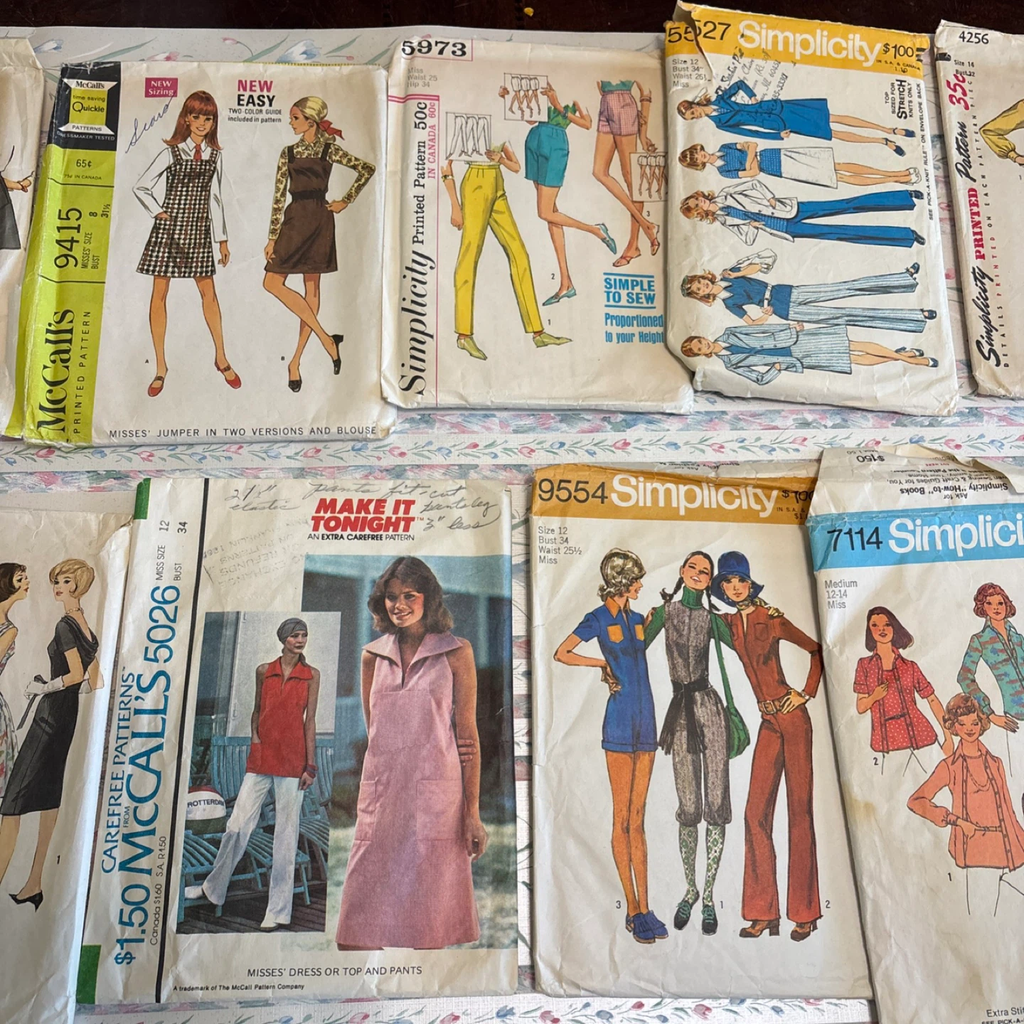 Simplicity & McCall's Vintage Sewing Patterns Assorted - photo 3