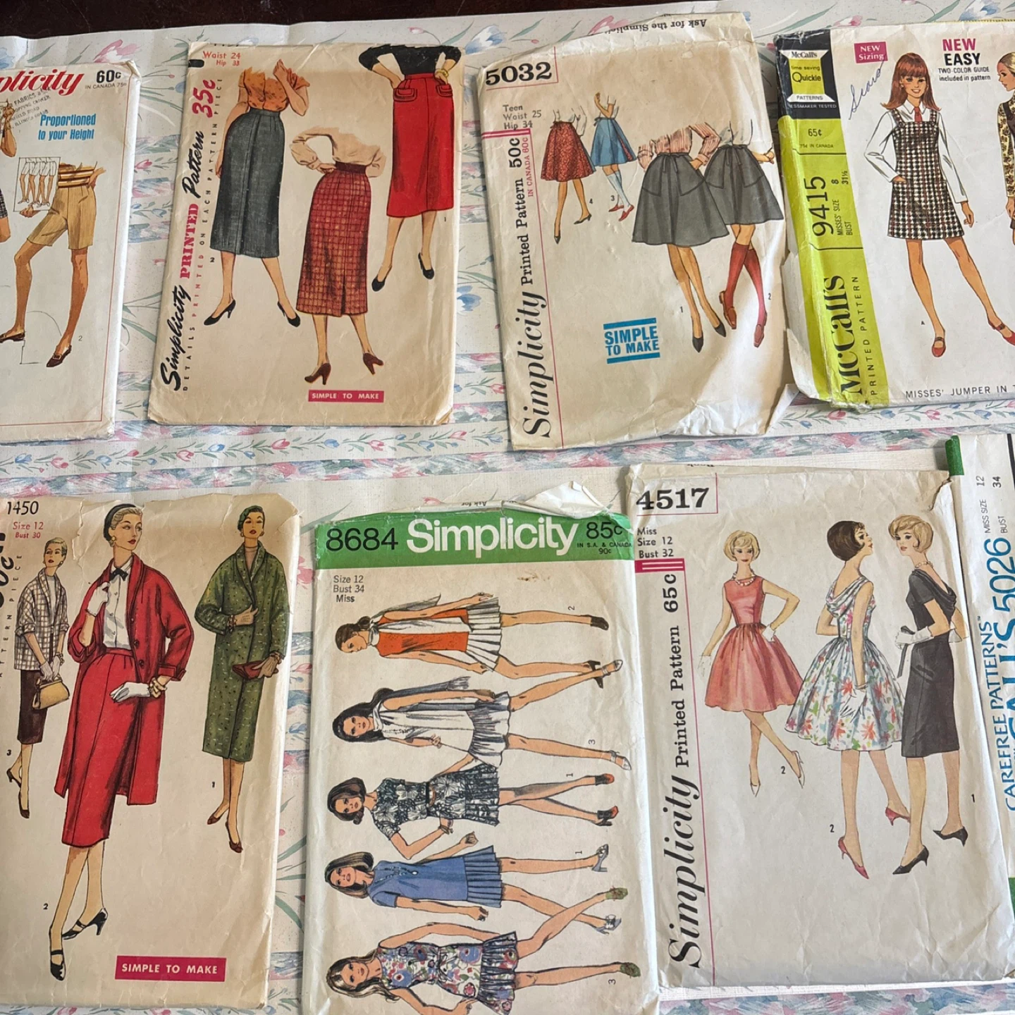 Simplicity & McCall's Vintage Sewing Patterns Assorted - photo 2