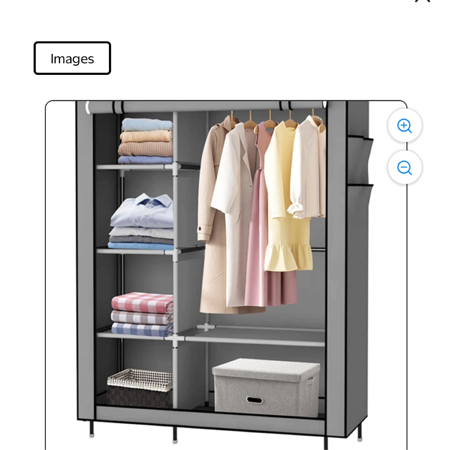 Brand new.   Portable Closet Wardrobe