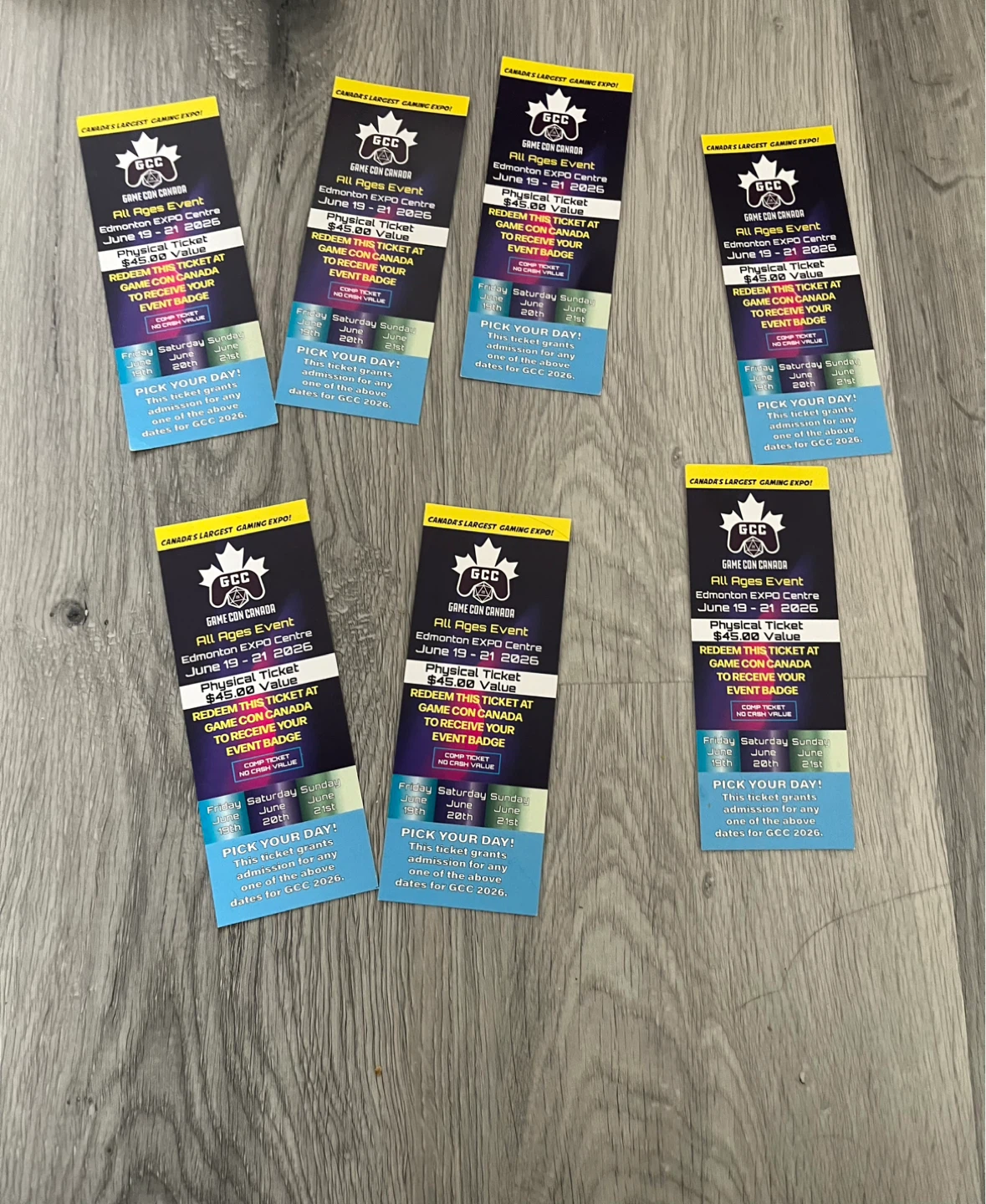 Game Con Canada Ticket - photo 2