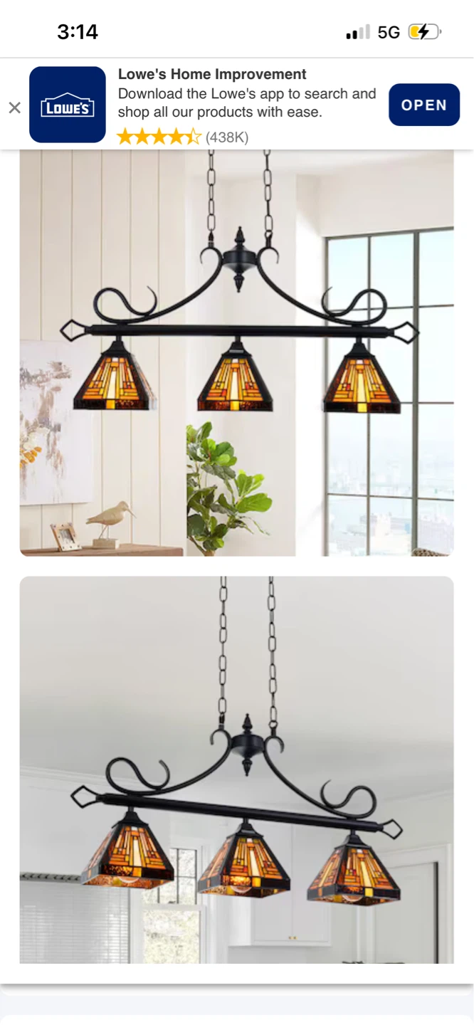 New 3-Light Billiard Fixture - photo 2