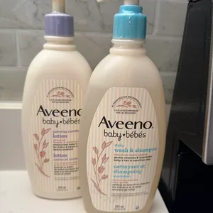 New Aveeno baby wash & calming comfort lotion
