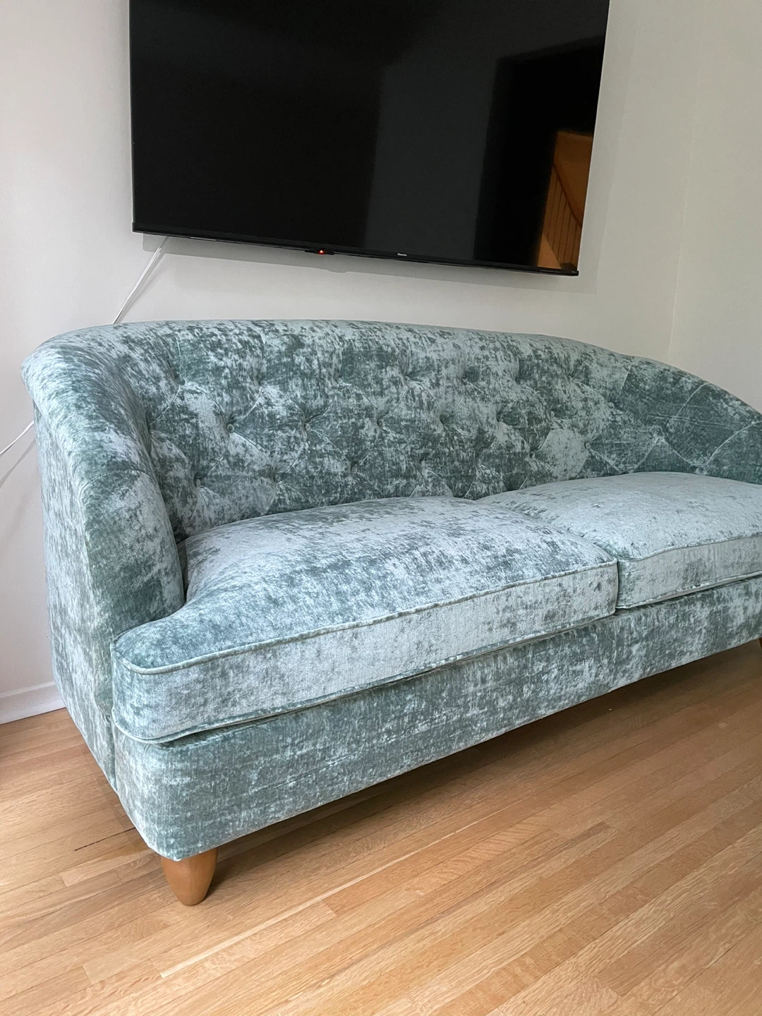 Sofa - Teal Velvet - photo 3