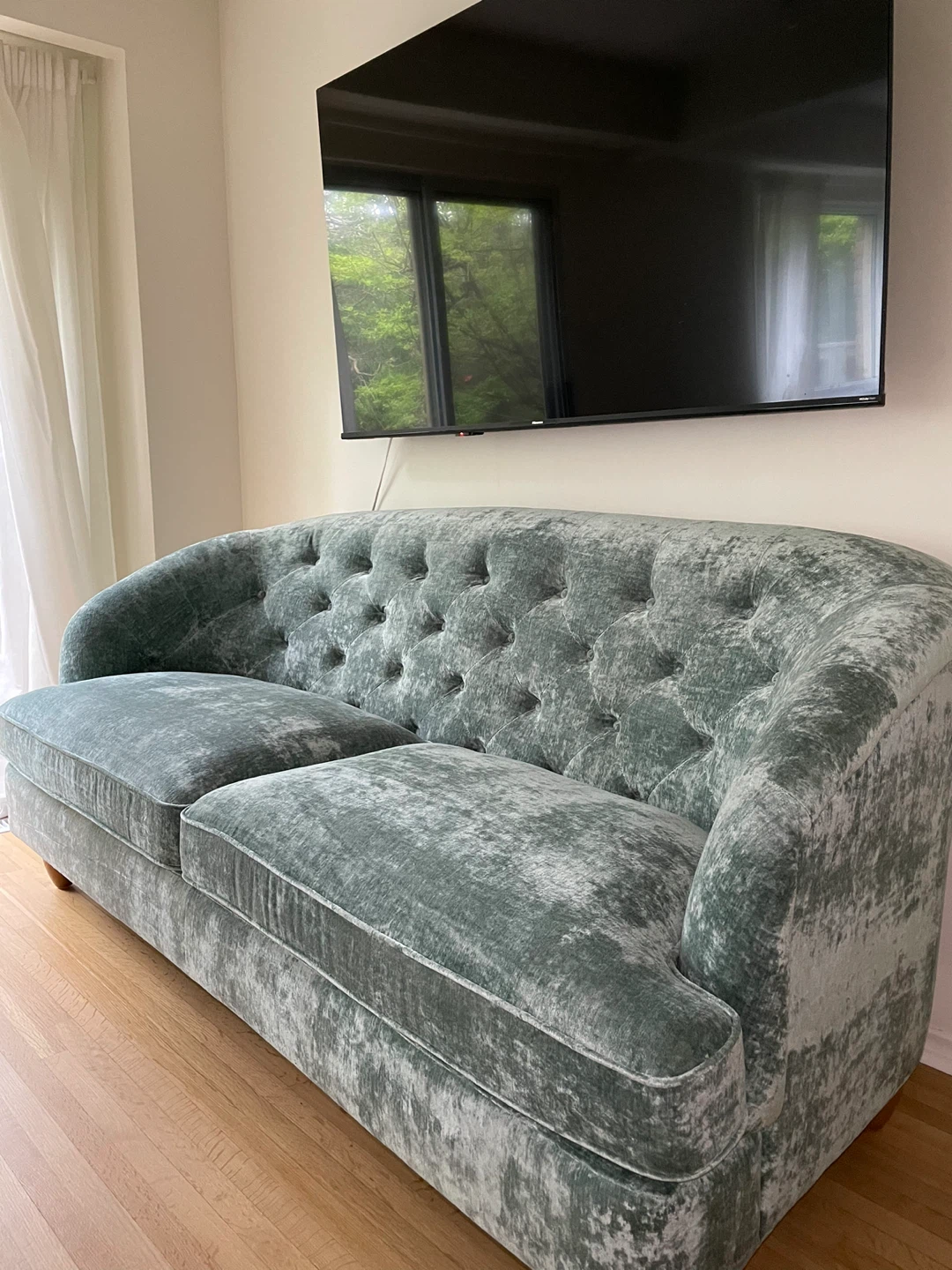 Sofa - Teal Velvet - photo 2