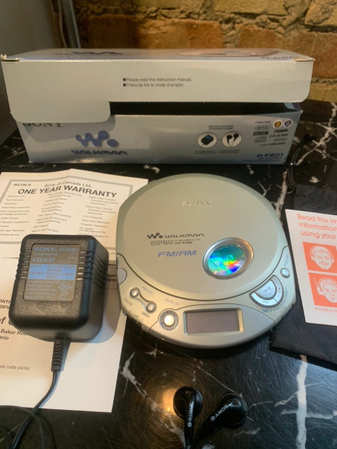 Sony Walkman D-F201 CD Player Silver - photo 4