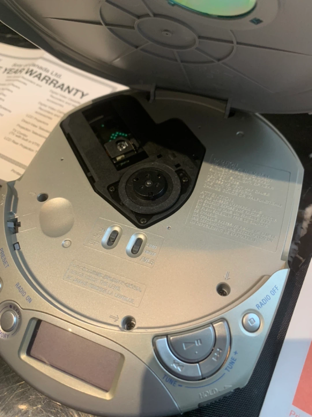 Sony Walkman D-F201 CD Player Silver - photo 5