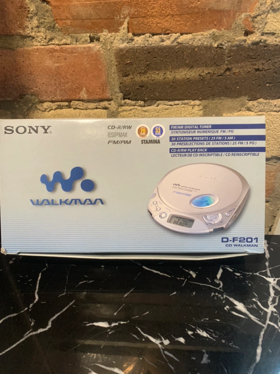 Sony Walkman D-F201 CD Player Silver