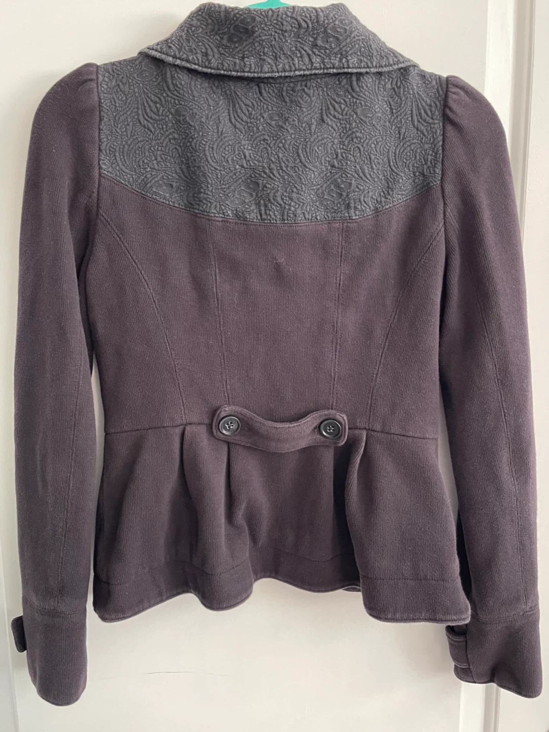 Vintage Free People Button-Up Blazer Jacket Size 6 - photo 2