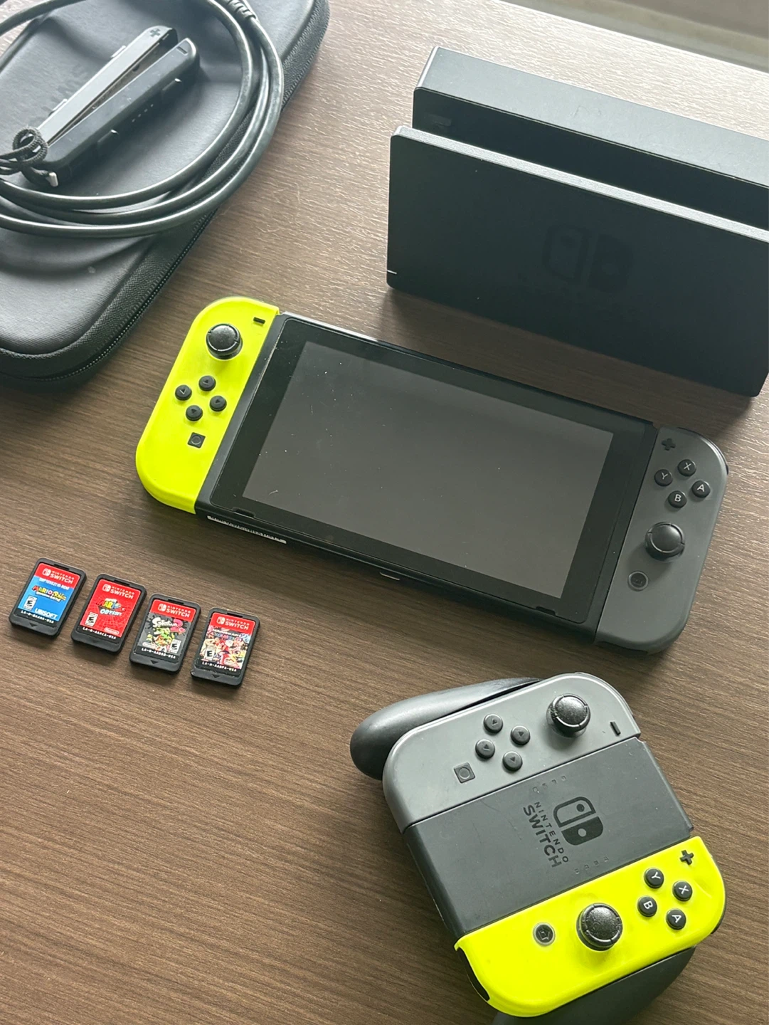 Nintendo Switch w/ limited Joy Cons, Games, Accessories