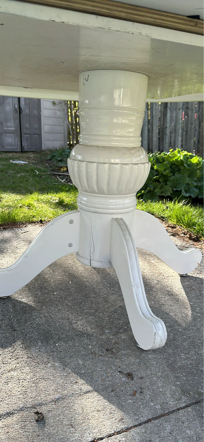 Round Pedestal Table with Mirrored Top - photo 2