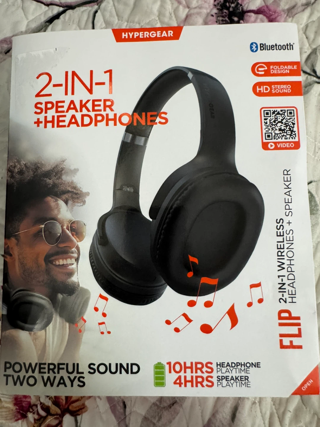 HyperGear 2-in-1 Bluetooth Wireless Speaker + Headphones