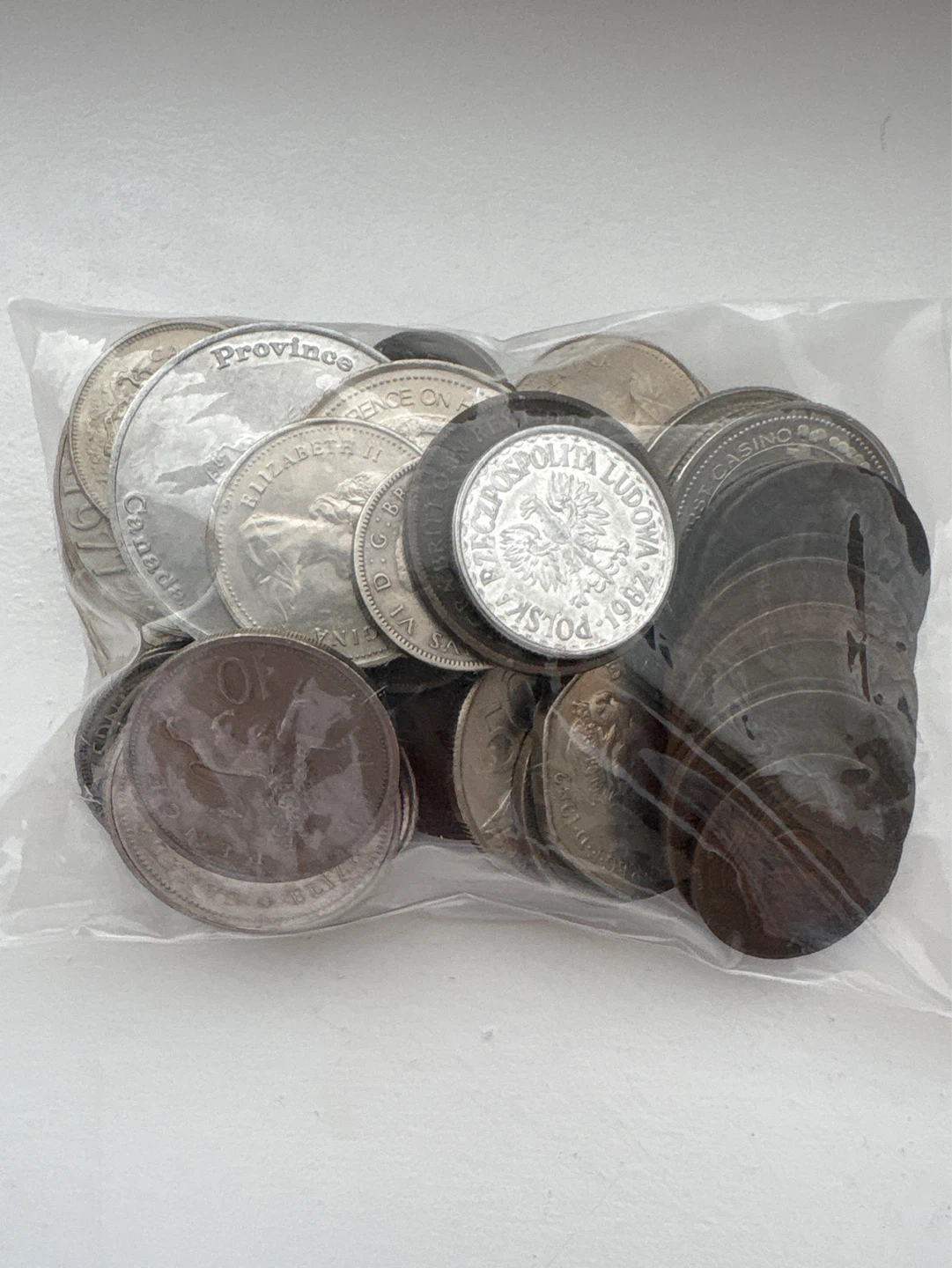Bag of Assorted Coins