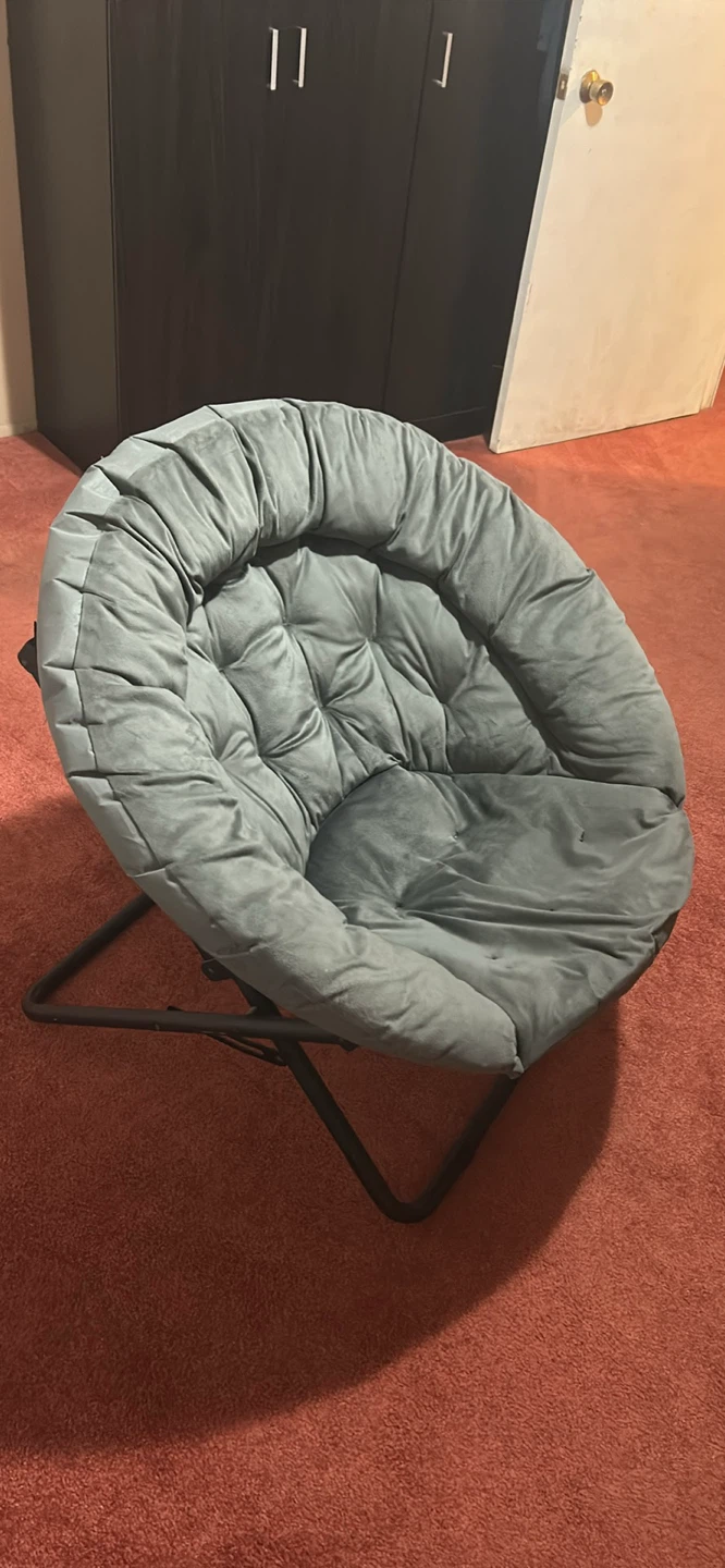 Grey Saucer Chair