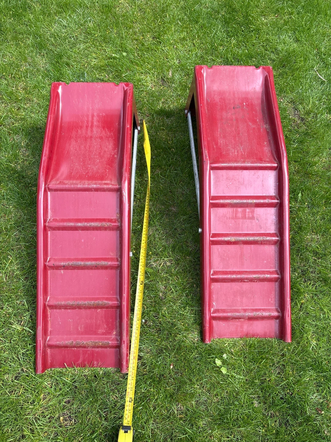 Heavy Duty Steel Car Ramps – Pair – Good Condition