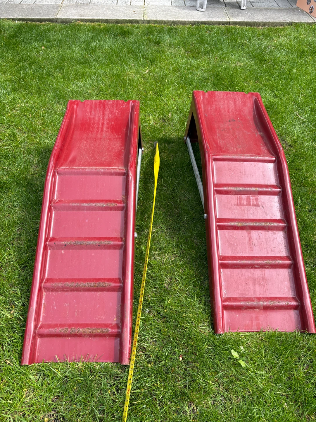 Heavy Duty Steel Car Ramps – Pair – Good Condition - photo 4