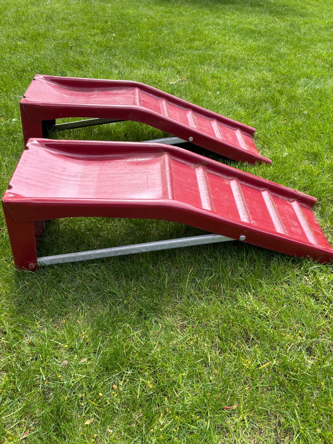 Heavy Duty Steel Car Ramps – Pair – Good Condition - photo 5