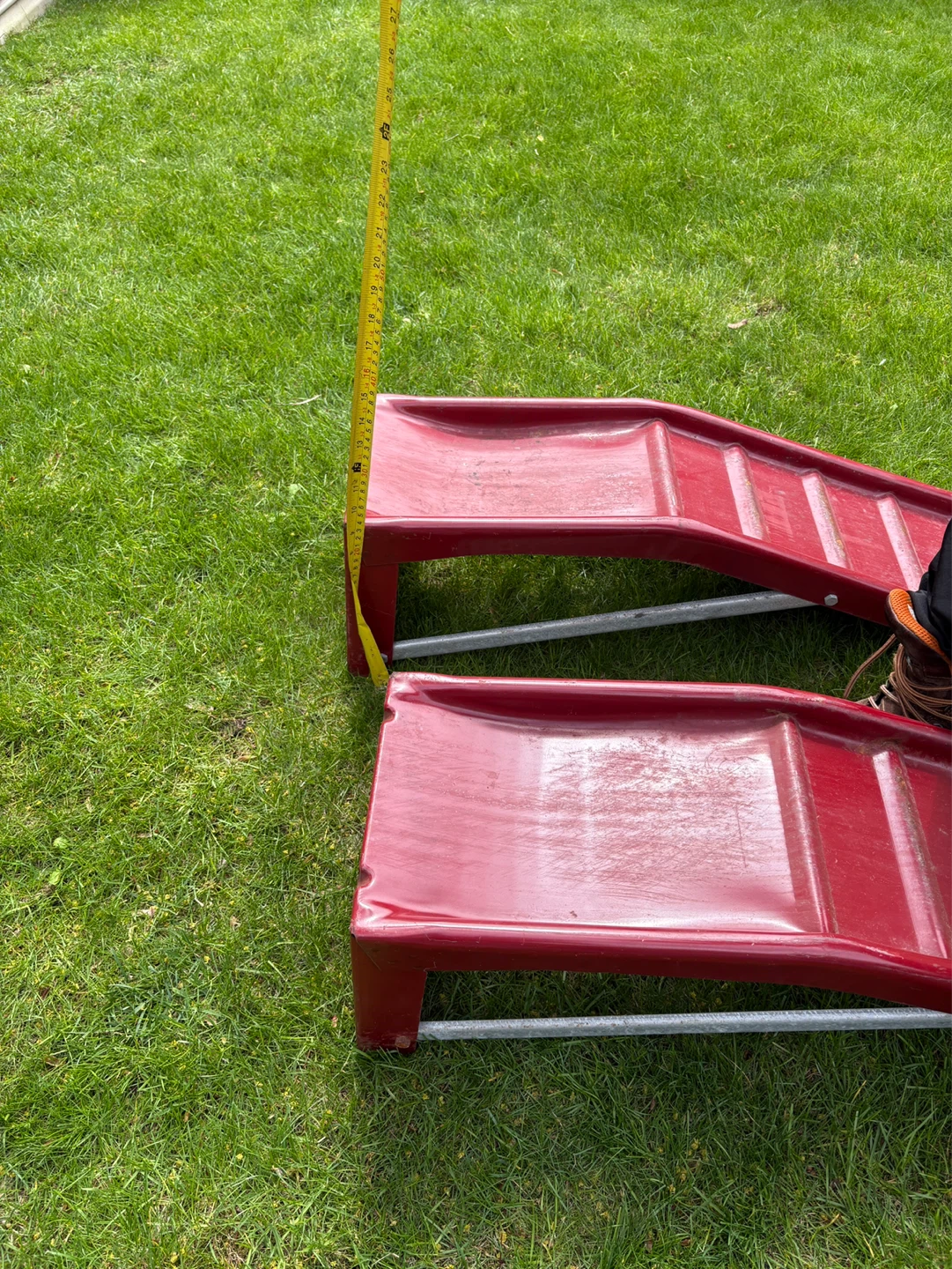 Heavy Duty Steel Car Ramps – Pair – Good Condition - photo 2