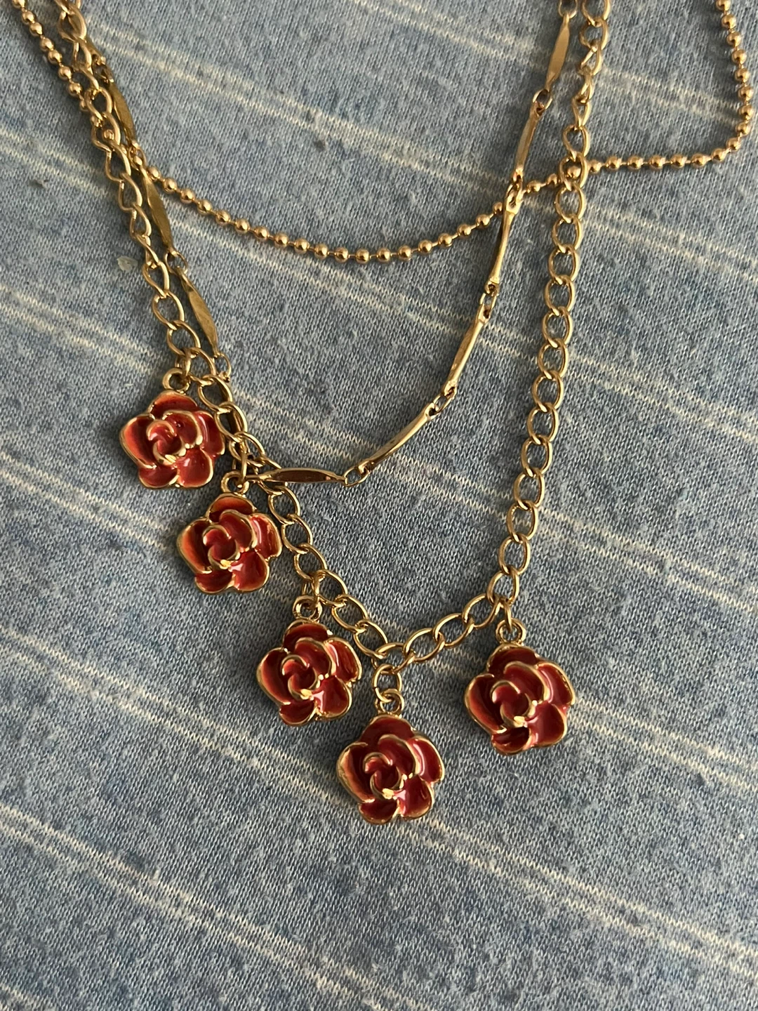 Disney Princess Rose Layered Necklace - photo 2