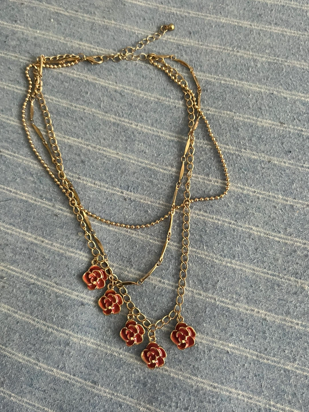 Disney Princess Rose Layered Necklace