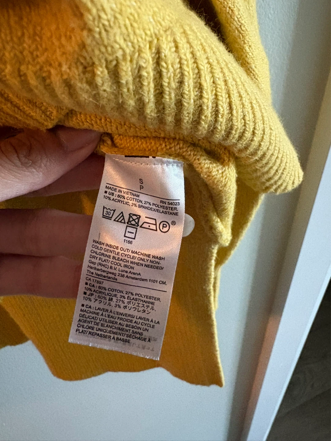 Banana Republic Yellow Turtleneck Sweater Size S - photo 5