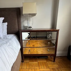 Ethan Allen Pair of Mirrored Dresser Nightstand