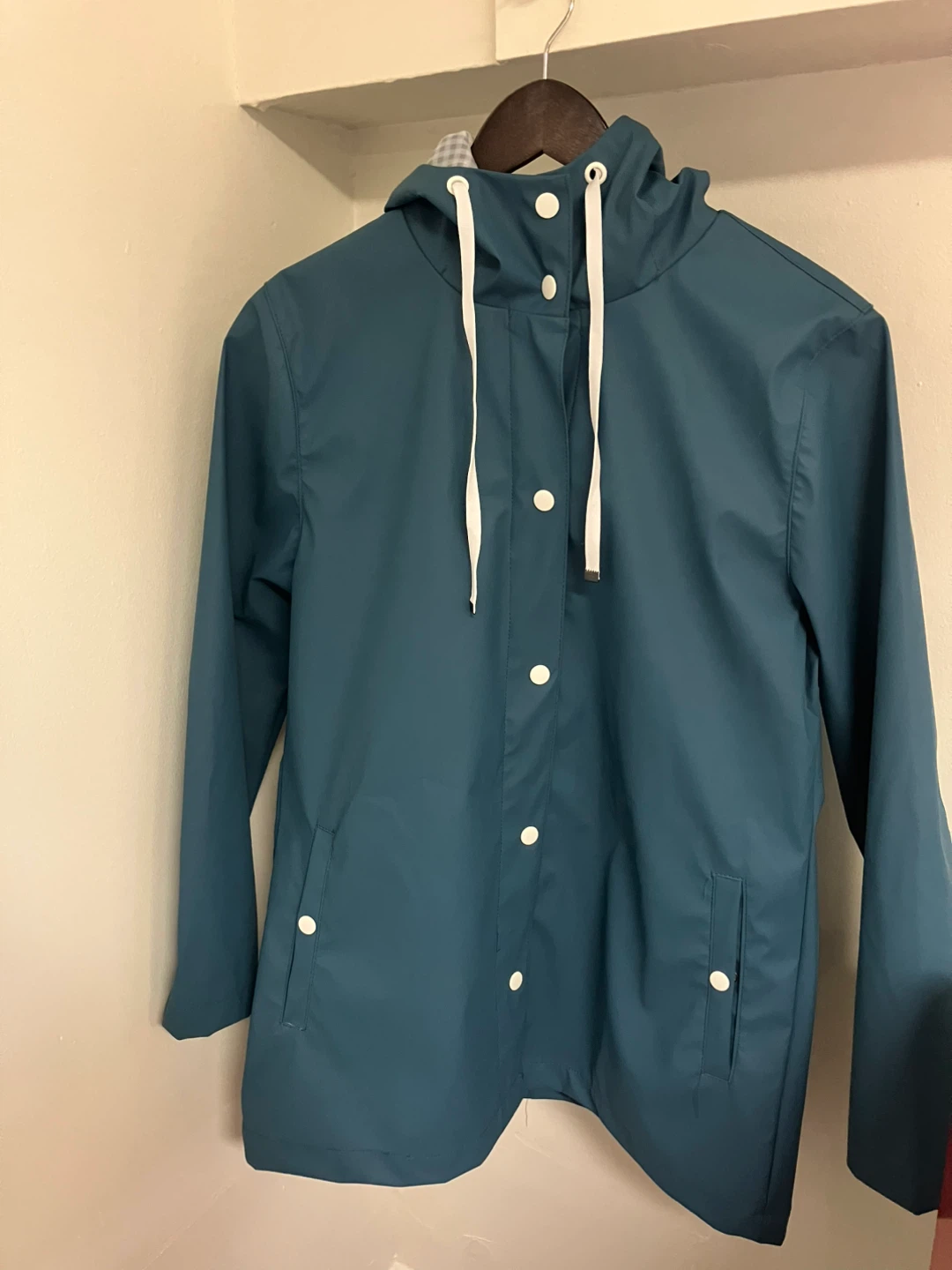 BIGCHILL Teal Rain Jacket Size S - photo 2