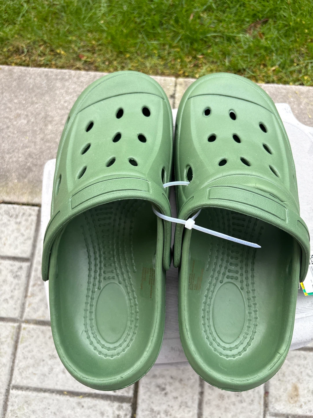 Green Clogs Size 10/12