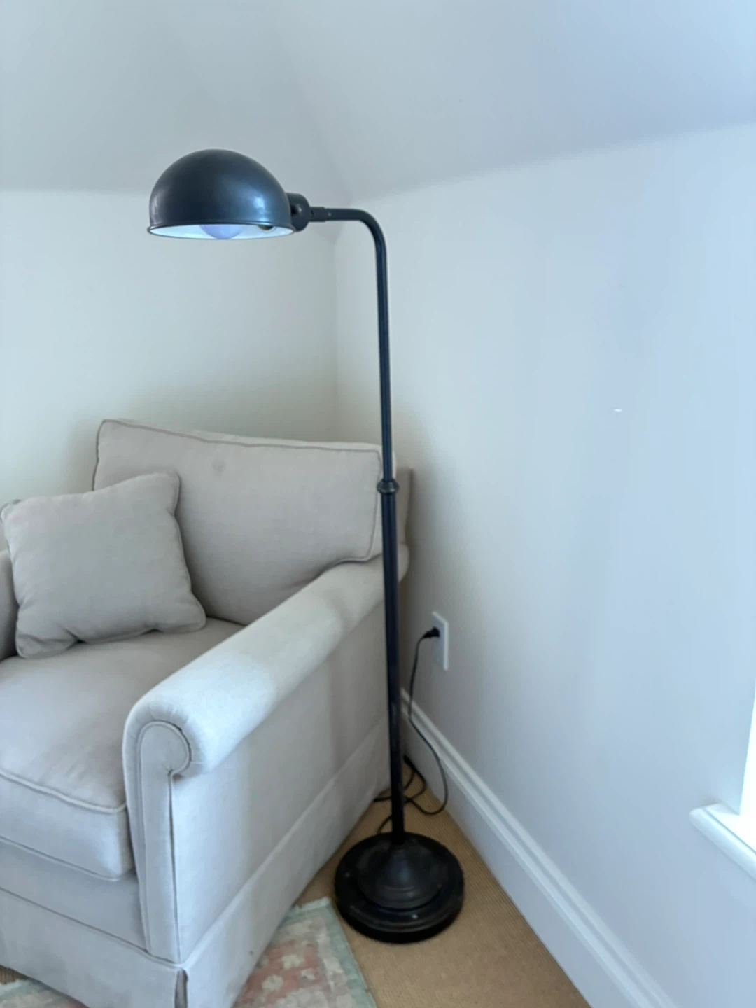 Black Adjustable Floor Lamp