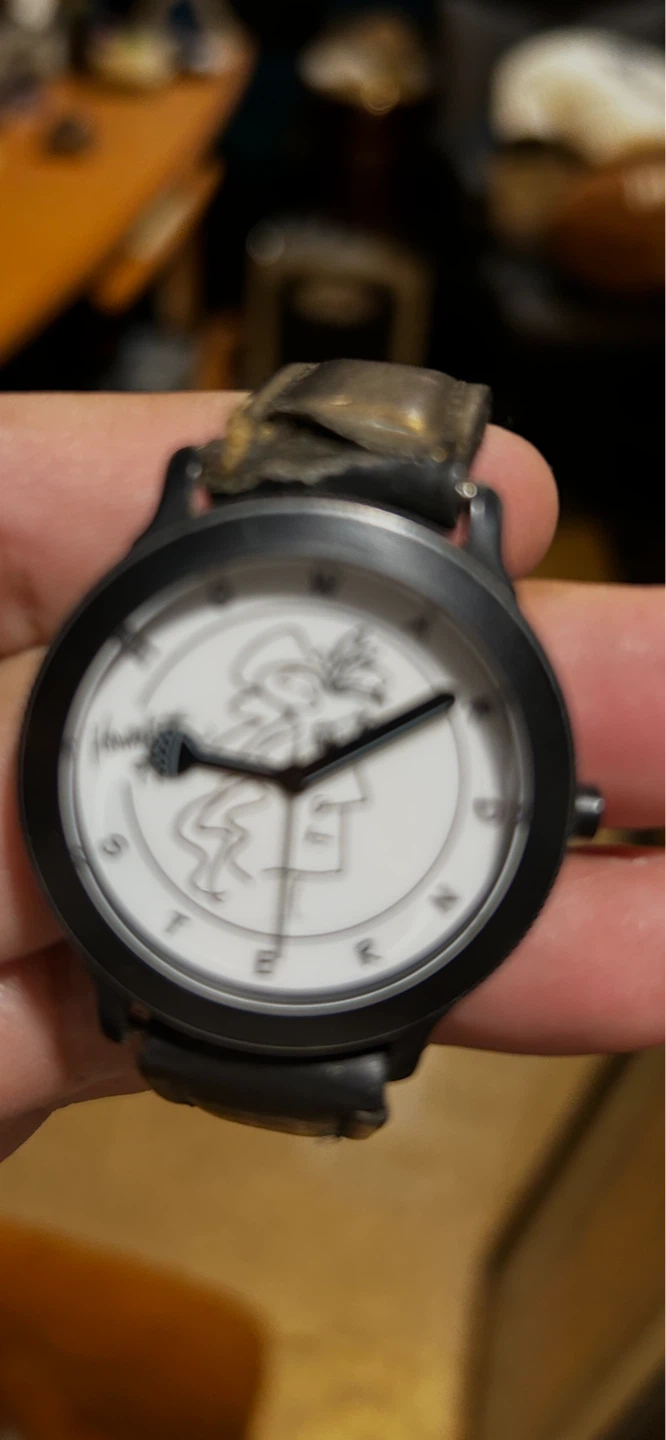 Howard Stern Hagen White Dial Watch