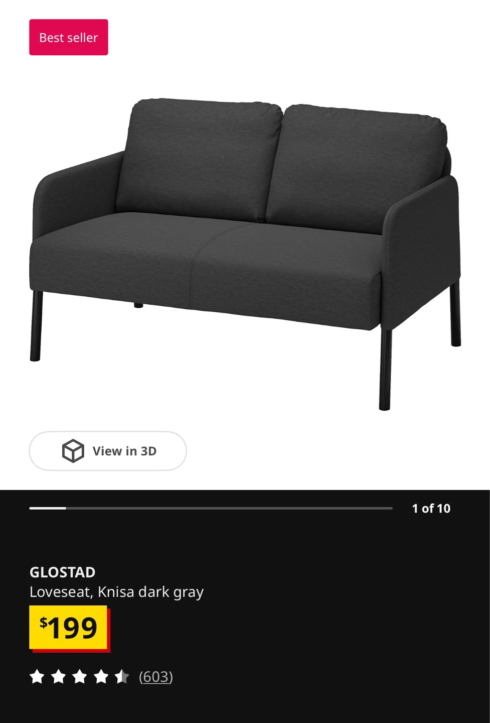 Ikea Loveseat - photo 4