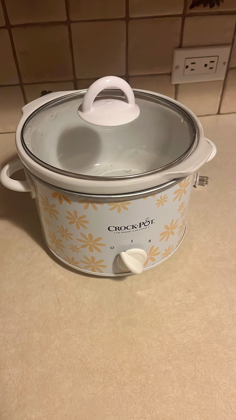Crock-Pot Slow Cooker - White Floral - photo 2